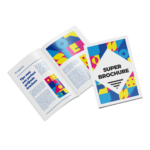 Brochures gelijmd
